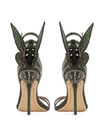 Chiara 100MM Embellished Butterfly Sandals