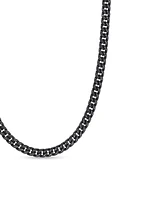 Curb Chain Necklace Titanium