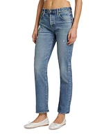 Bradenton Straight Mid-Rise Jeans