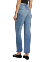 Aripeka Mid-Rise Wide Straight-Leg Jeans