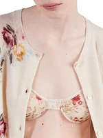 Printed Wool Cardigan