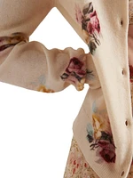 Printed Wool Cardigan