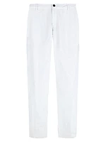 Slim-Fit Linen Pants