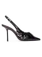 Piaz Slingback Ruched Pumps