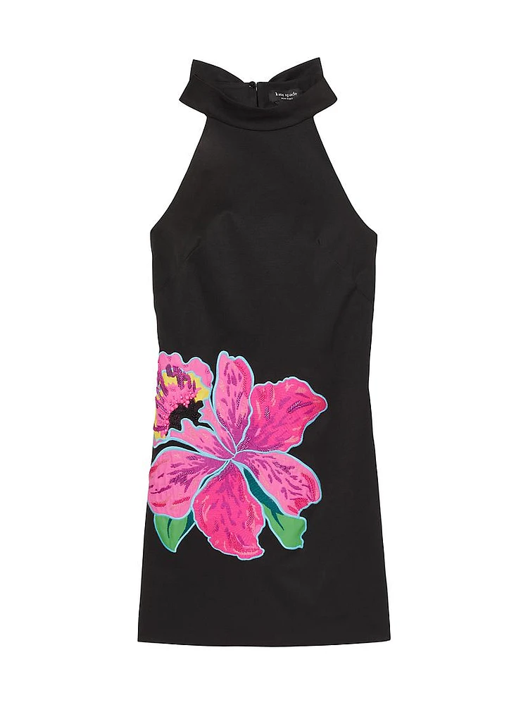 Mainline Floral Appliqué Shift Dress