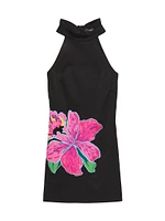 Mainline Floral Appliqué Shift Dress