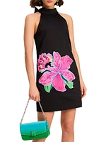 Mainline Floral Appliqué Shift Dress