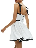 Eloisa Tie-Shoulder Minidress