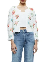 Anderson Floral Appliqué Cardi