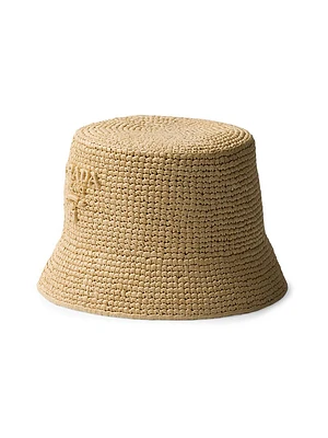 Woven Fabric Bucket Hat