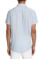 Glenariffe Geometric Cotton Short-Sleeve Shirt