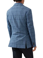 Lake Roxburgh Check Cotton-Blend Two-Button Suit Jacket