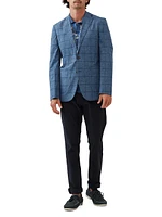 Lake Roxburgh Check Cotton-Blend Two-Button Suit Jacket