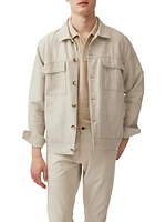 Sawnson Cotton & Linen-Blend Jacket