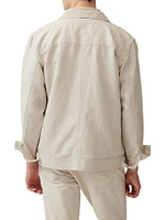 Sawnson Cotton & Linen-Blend Jacket