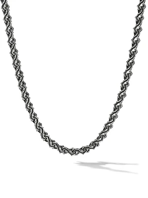 Armory Chain Necklace Sterling Silver, 8.4MM