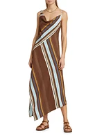 Lauren Striped Midi-Dress