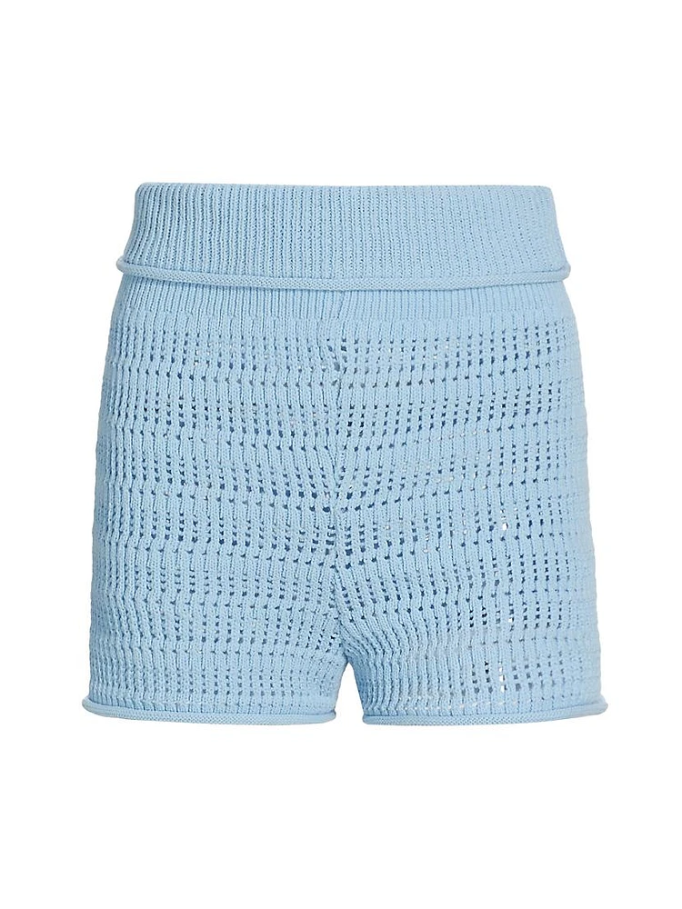 June Cotton-Blend Shorts