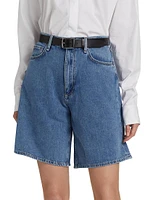 McKenna Denim Bermuda Shorts