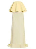 Vela Peplum Column Gown