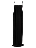 Peplo Back-Buckle Gown