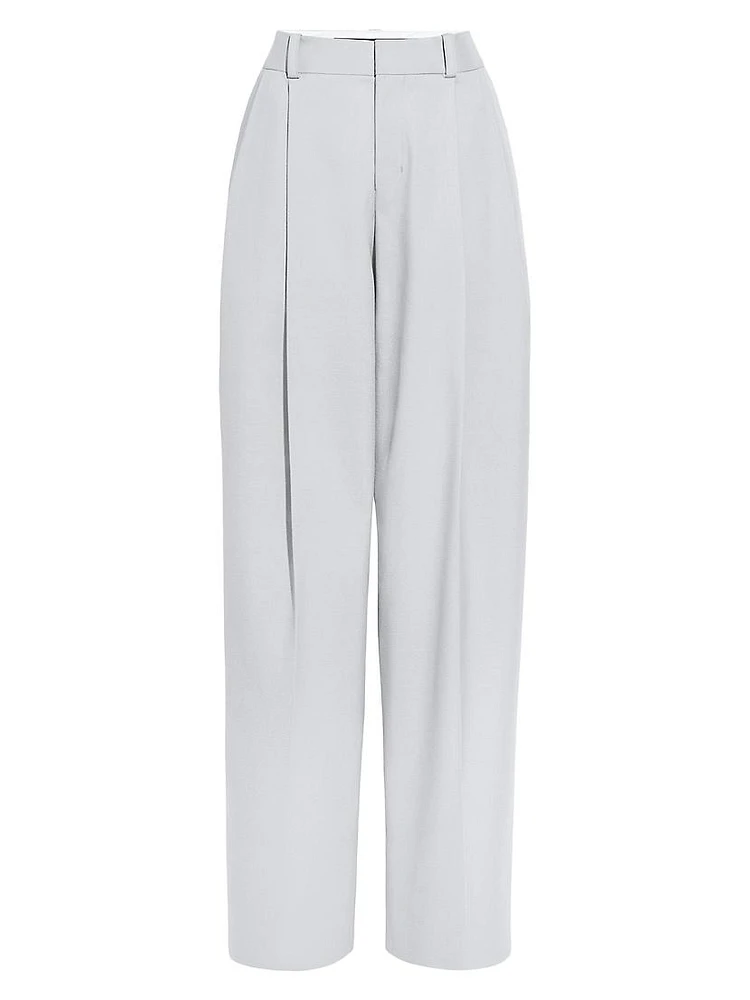 Le Pantalon Curzio Cotton-Blend Wide-Leg Pants