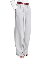 Le Pantalon Curzio Cotton-Blend Wide-Leg Pants