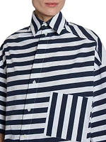 Pablo Stripe Cotton Boxy Shirt