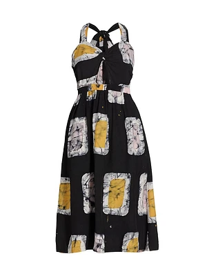 Debo Printed Midi-Dress