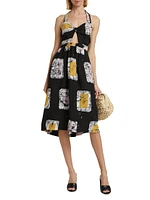 Debo Printed Midi-Dress