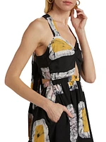 Debo Printed Midi-Dress