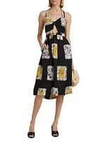 Debo Printed Midi-Dress