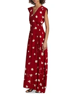 Tokunbo Splatter Maxi Dress