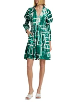 Busayo Wande Tie-Dye Printed Dress