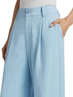 Tomasa Cuffed Wide-Leg Pants