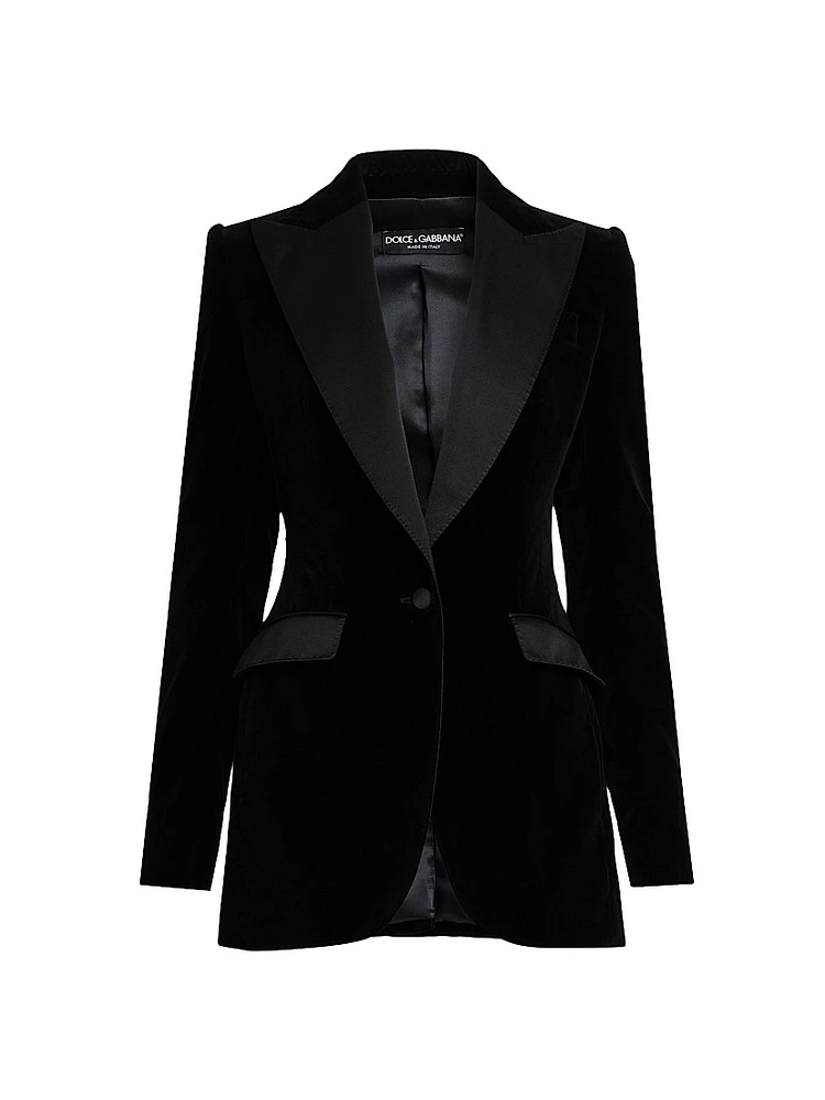 Velvet Tuxedo Jacket