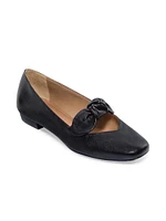 Emersyn Leather Bow Flats