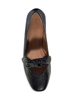 Emersyn Leather Bow Flats