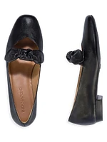 Emersyn Leather Bow Flats