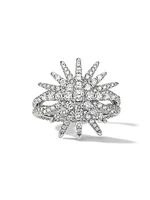 Starburst Ring 18K White Gold