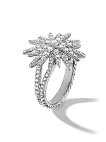 Starburst Ring 18K White Gold