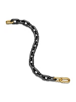 Chain Links Bracelet Black Titanium