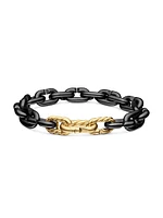 Chain Links Bracelet Black Titanium