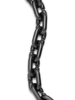 Chain Links Bracelet Black Titanium