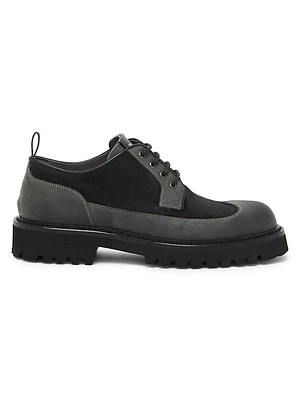 Two-Tone Suede Shoes