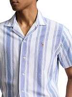 Artisan Mesh Button-Front Shirt