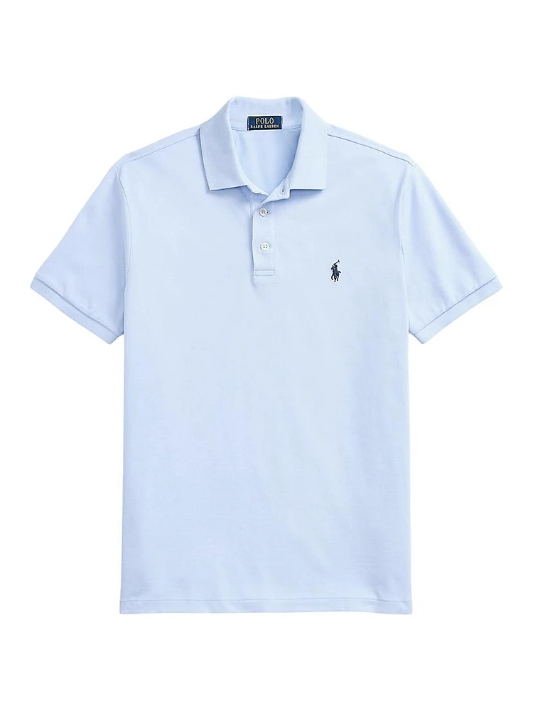 Stretch Mesh Polo Shirt