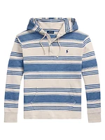 Spa Terry Striped Hoodie