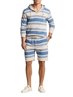 Spa Terry Striped Hoodie