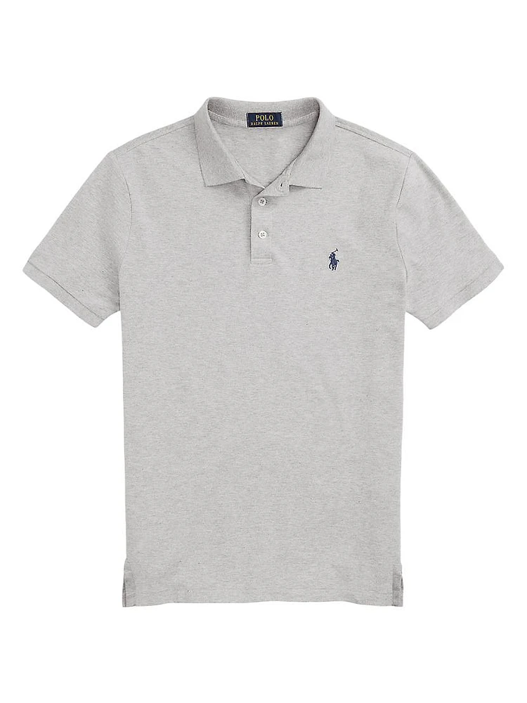 Stretch Cotton-Blend Polo Shirt